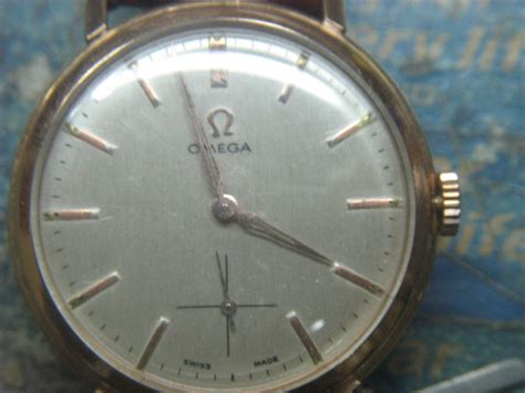 calidad oro reloj omega antiguo